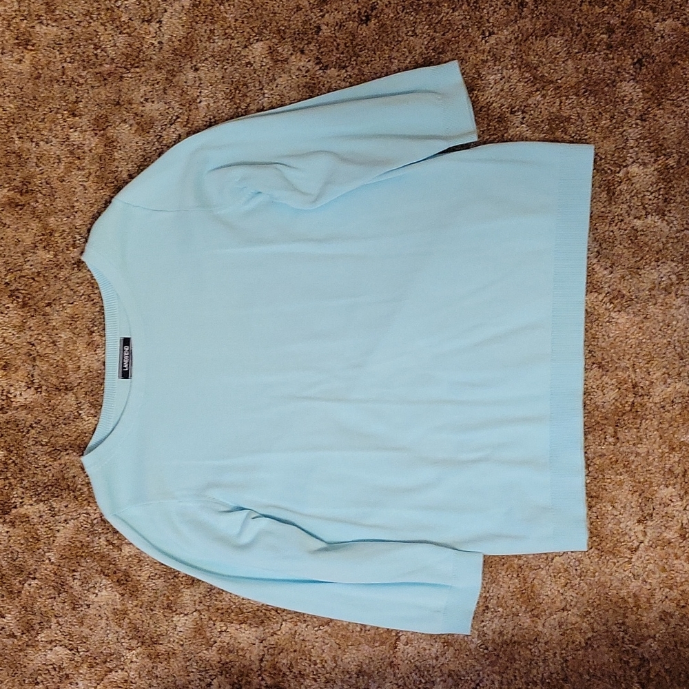 Lands End 3/4 sleeve cotton sweater